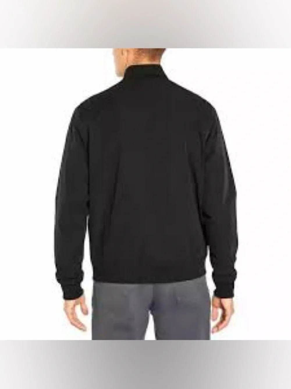 Men’s Banana Republic black Full-Zip Bomber Jacket NWT